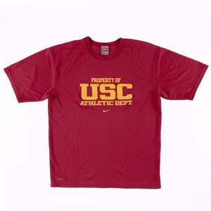 Property of USC Athletic Dept Trojans Active Shirt by Nike Team
